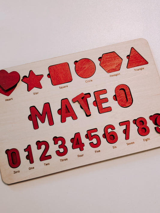 Personalized Kids Wood board