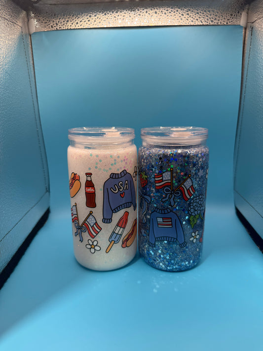SnowGlobe Libbey Cups Pre-Made