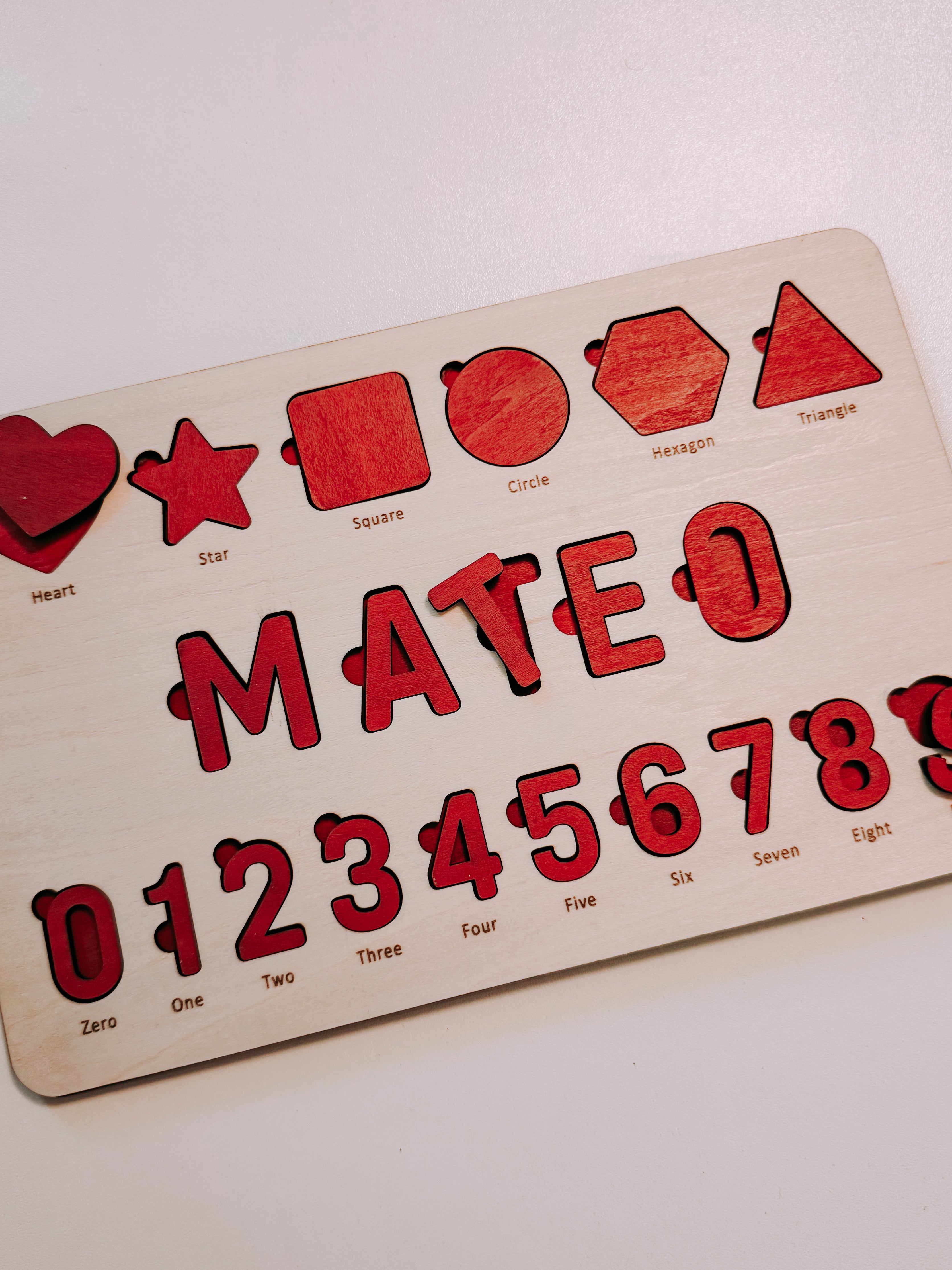 Children’s Personalized Letters & Number’s Puzzle