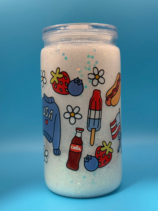 SnowGlobe Libbey Cups Pre-Made