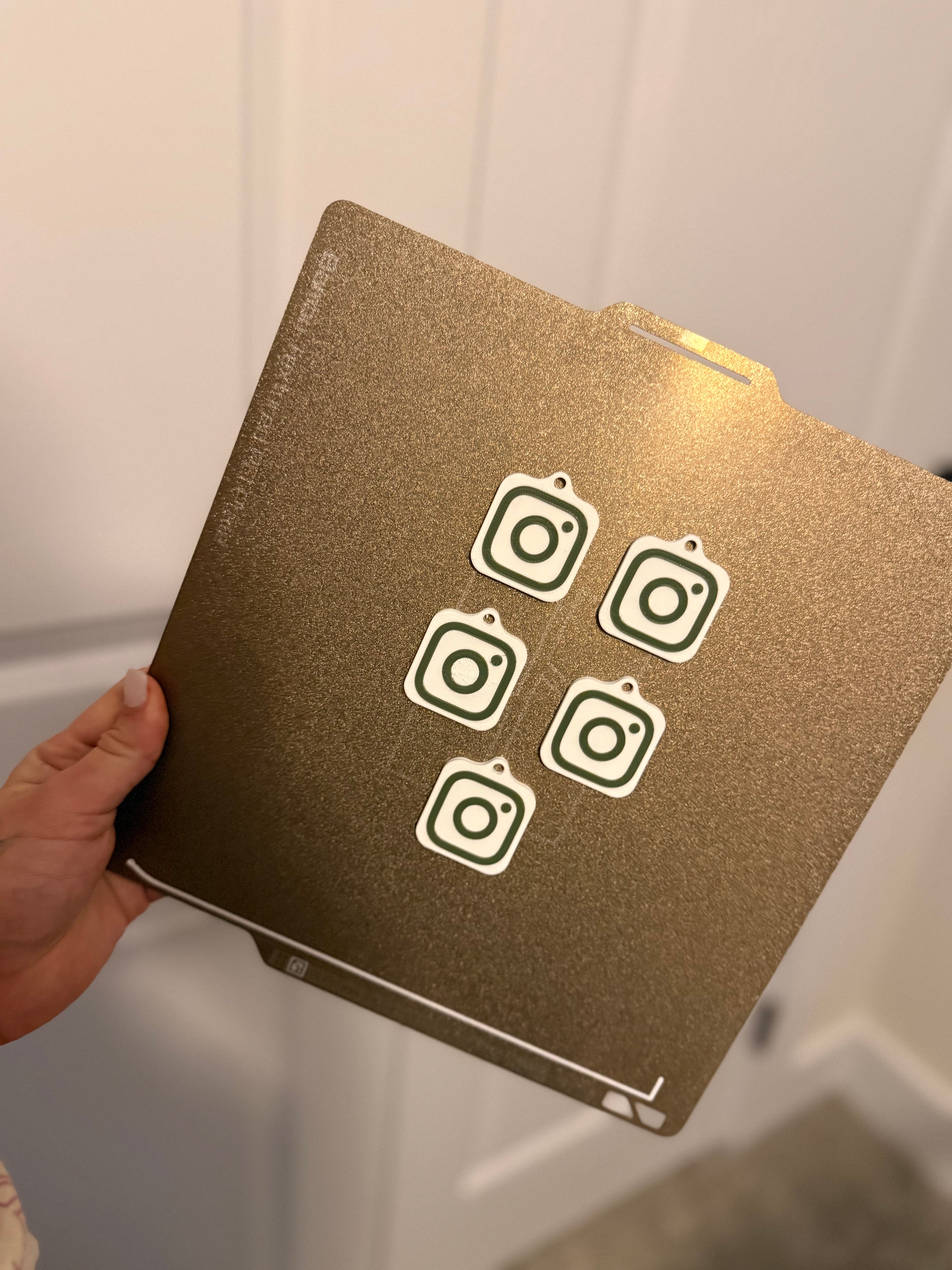 Custom NFC Social Media Keychain | Tap to Share | 3D Printed Personalized Keychain | Creator & Small Business Accessory