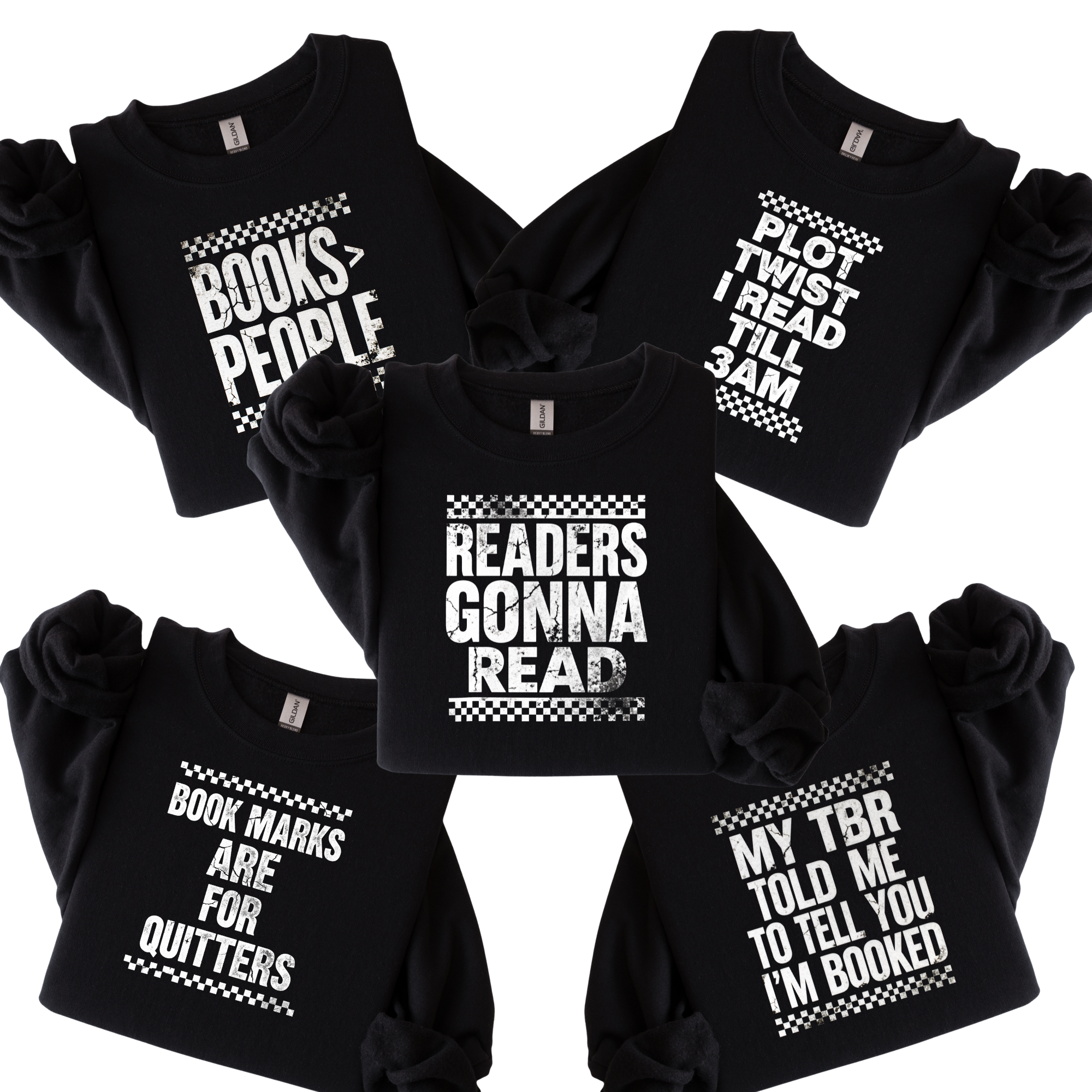 📚 Bookish Reader Sweatshirt | DTF Printed | Cozy Literary Crewneck
