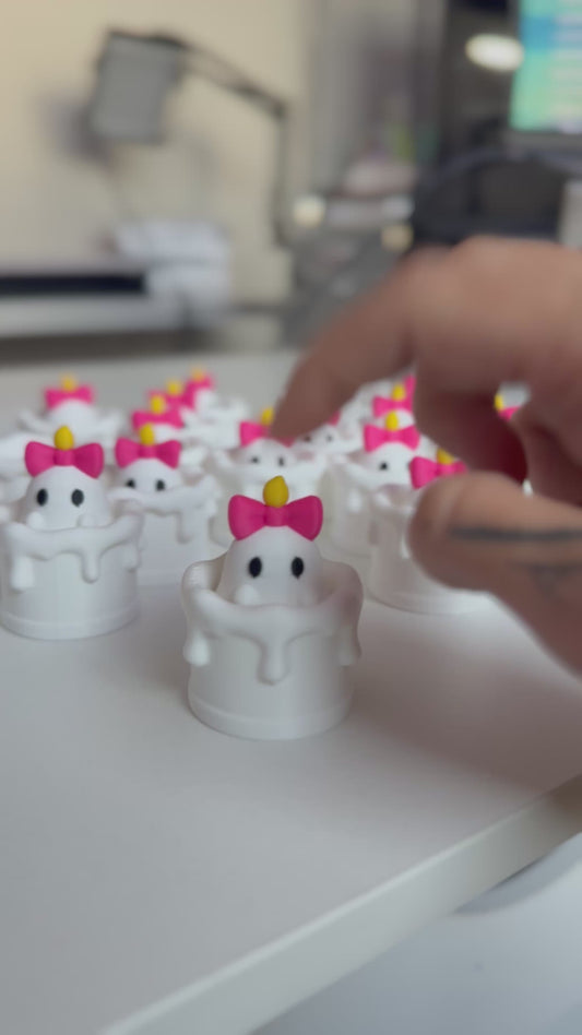 👻 Pink Ghost Reading Clicker | Cute Halloween Fidget Clicker