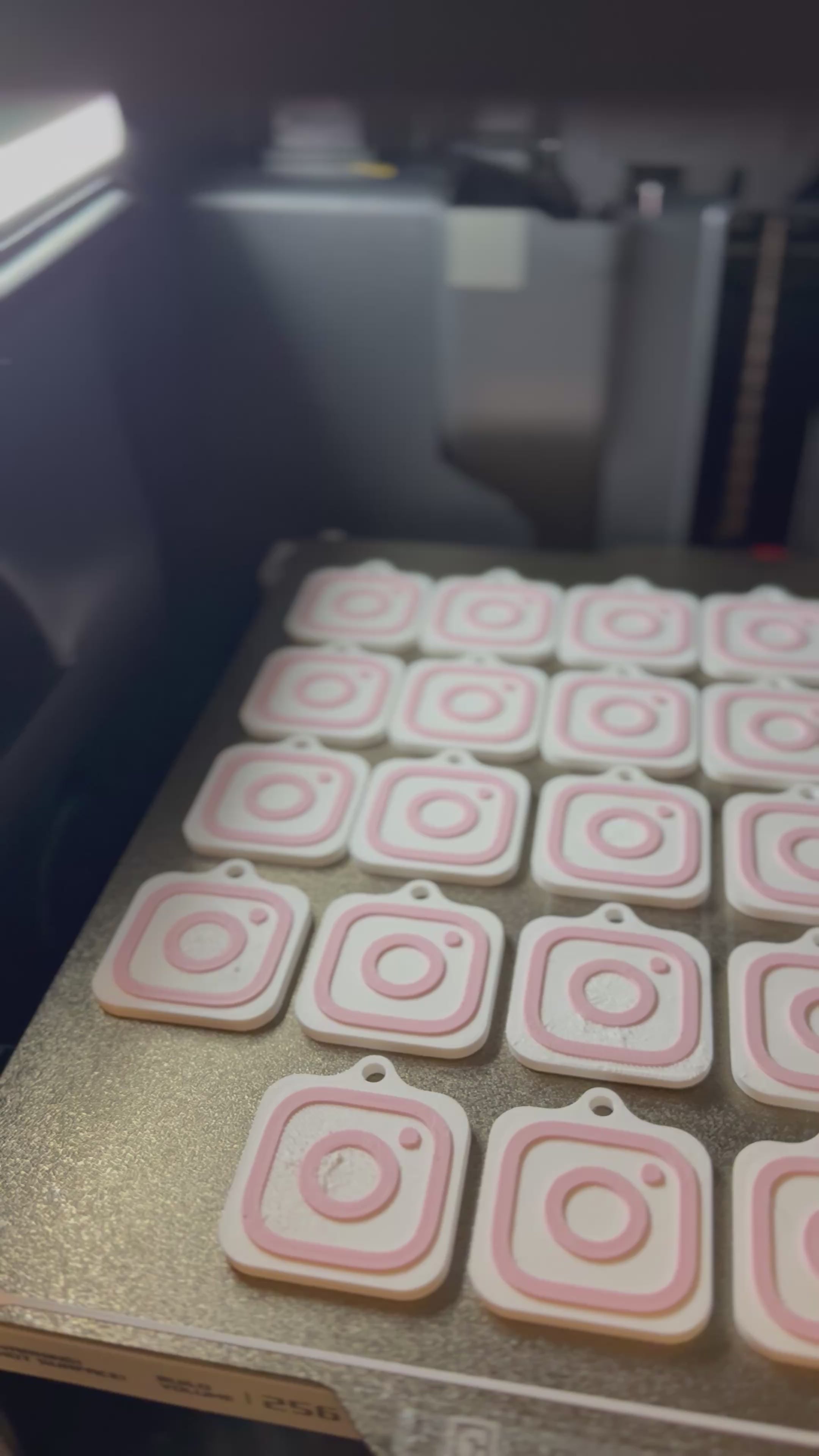 Custom NFC Social Media Keychain | Tap to Share | 3D Printed Personalized Keychain | Creator & Small Business Accessory